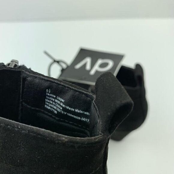 DV booties 5.5 Terri black faux suede zip wedges - Picture 7 of 8